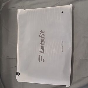 Letsfit Waist Trainer Adjustable Belt, Tummy Toner, Back Support, Black Sz Med